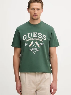 Obrázek produktu Guess tričko pánské bavlněné zelená