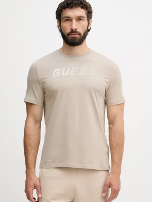 Obrázek produktu Guess tričko pánské bavlnou BRUCE béžová