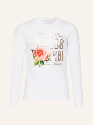 Obrázek produktu Guess Tričko S Dlouhým Rukávem bílá / zlatá / růžová