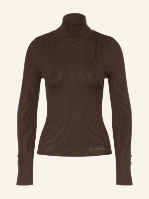 Obrázek produktu Guess Tričko S Dlouhým Rukávem Ellie tmavě hnědá