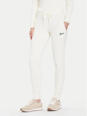 Obrázek produktu Guess Úpletové kalhoty V5BB20 Z0572 Écru Regular Fit Krémová