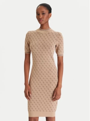 Obrázek produktu Guess Úpletové šaty W3YK39 Z37K0 Béžová Slim Fit