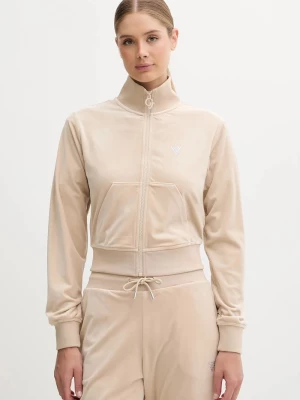 Obrázek produktu Guess Velurová mikina COUTURE béžová