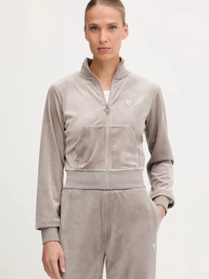Obrázek produktu Guess Velurová mikina COUTURE béžová
