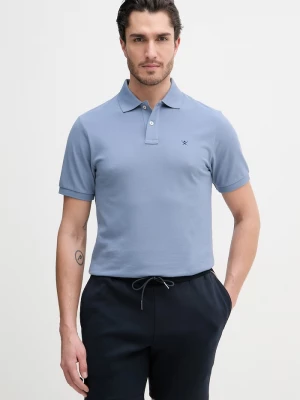 Obrázek produktu Hackett London Bavlněné polo tričko modrá