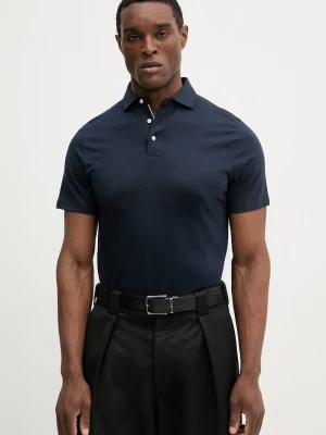 Obrázek produktu Hackett London Bavlněné polo tričko Hackett London námořnická modř