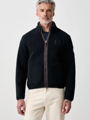 Obrázek produktu Hackett London fleece mikina pánská námořnická modř
