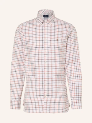 Obrázek produktu Hackett London Košile Tattersall Tailored Fit krémová / tmavě šedá / lososová