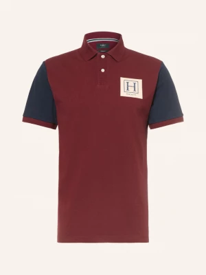Obrázek produktu Hackett London Polokošile Z Piké Heritage tmavě červená / tmavě modrá