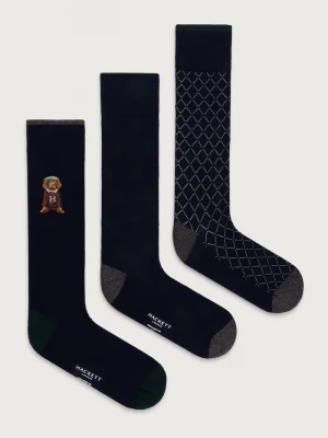 Obrázek produktu Hackett London ponožky pánské 3-pack námořnická modř