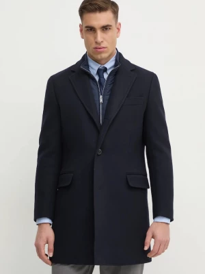 Obrázek produktu Hackett London Vlněný kabát námořnická modř