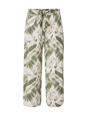 Obrázek produktu Hailys Kalhoty se sklady v pase 'Ci44ra' khaki / růžová / bílá