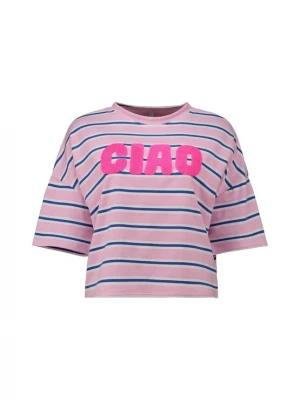 Obrázek produktu Hailys Tričko 'Pa44loma' marine modrá / pink / tmavě růžová / bílá