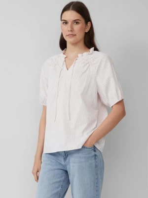 Obrázek produktu Halenka s volnějším střihem Relaxed Fit a s rýškovým límcem s.Oliver růžová