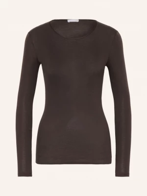 Obrázek produktu Hanro Pyžamové Tričko Cotton Seamless tmavě hnědá