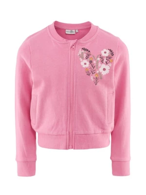 Obrázek produktu happy girls Mikina zelená / pink / černá / barva bílé vlny