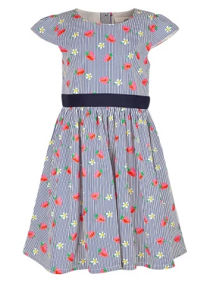 Obrázek produktu happy girls Šaty námořnická modř / modrá džínovina / malinová / bílá