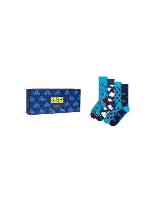 Obrázek produktu Happy Socks Ponožky '4-Pack Bike Socks Gift Set' modrá