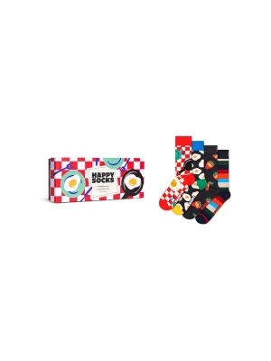 Obrázek produktu Happy Socks Ponožky '4-Pack Food Socks Gift Set' červená