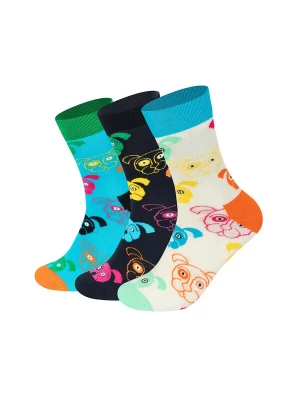 Obrázek produktu Happy Socks Ponožky 'Bavaria Edition' aqua modrá / korálová / černá / bílá