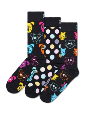 Obrázek produktu Happy Socks Ponožky 'Classic Dog' námořnická modř / žlutá / pink / bílá