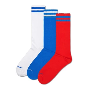 Obrázek produktu Happy Socks Ponožky modrá / červená / bílá