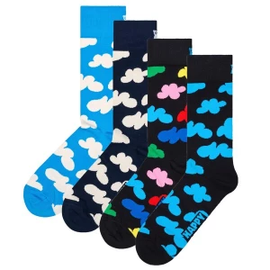 Obrázek produktu Happy Socks Ponožky námořnická modř / azurová / černá / bílá