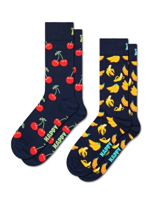 Obrázek produktu Happy Socks Ponožky noční modrá / žlutá / černá
