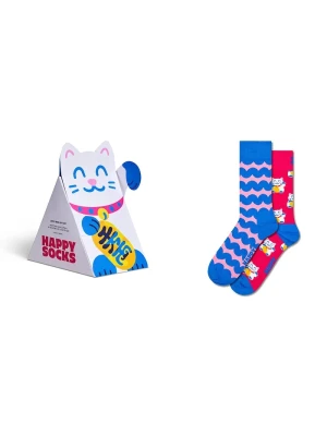 Obrázek produktu Happy Socks ponožky s bavlnou 2-pack modrá