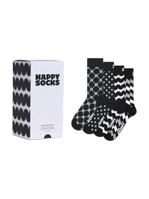 Obrázek produktu Happy Socks ponožky s bavlnou 4-pack černá