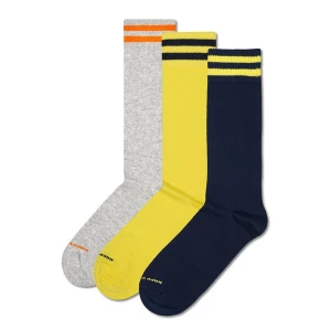 Obrázek produktu Happy Socks Ponožky žlutá / šedá / černá