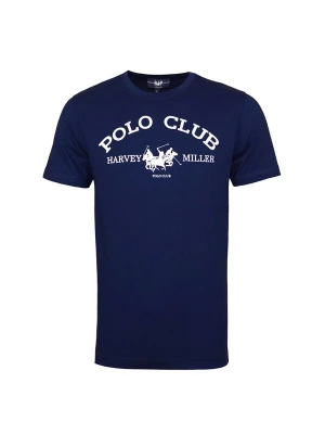 Obrázek produktu HARVEY MILLER Tričko 'Club' tmavě modrá / bílá