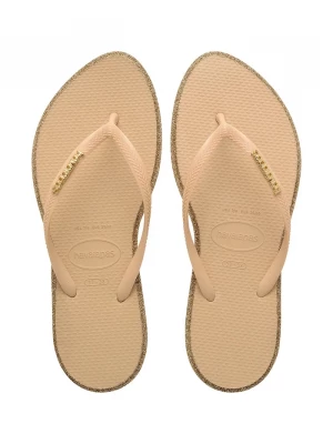 Obrázek produktu Havaianas žabky dámské SLIM POINT GLITTER béžová