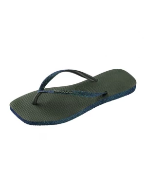 Obrázek produktu HAVAIANAS Žabky 'Slim Square Sparkle' tmavě modrá / olivová