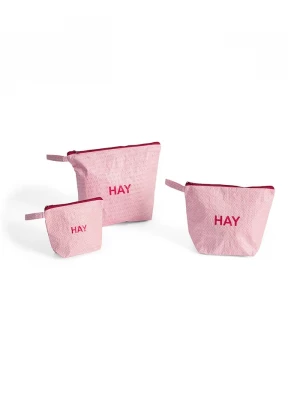 Obrázek produktu HAY Sada kosmetických tašek HAY CandyMonoWashBag 3-pack růžová