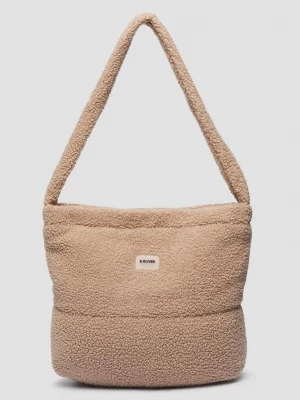 Obrázek produktu Hebká plyšová kabelka hobo, s magnetickým zapínáním s.Oliver béžová
