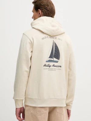 Obrázek produktu Helly Hansen mikina pánská bavlněná SHORELINE béžová
