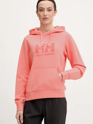 Obrázek produktu Helly Hansen mikina s kapucí dámská bavlněná růžová