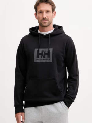 Obrázek produktu Helly Hansen mikina s kapucí pánská bavlněná HH BOX černá