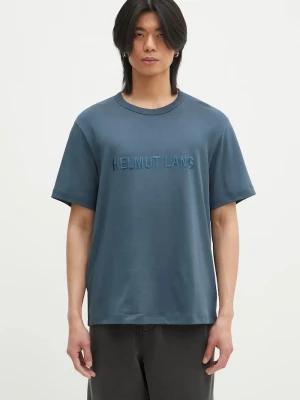 Obrázek produktu Helmut Lang Bavlněné tričko Helmut Lang Logo Ov Tee.Hvy Ever tyrkysová