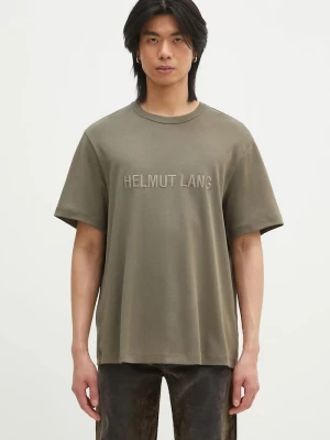 Obrázek produktu Helmut Lang Bavlněné tričko Helmut Lang Logo Ov Tee.Hvy Ever zelená