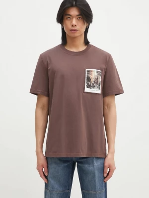 Obrázek produktu Helmut Lang Bavlněné tričko Helmut Lang Pstcard T Dtown.Mal hnědá