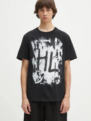 Obrázek produktu Helmut Lang Bavlněné tričko Helmut Lang SCRIBBLE.T4.MAL.LT. černá