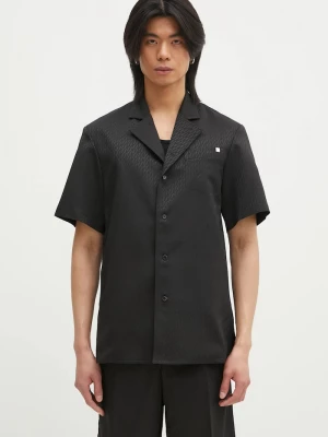 Obrázek produktu Helmut Lang Košile s příměsí vlny Helmut Lang Modest Ss Sh.Tonal J černá