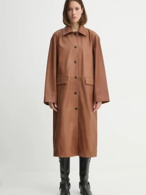 Obrázek produktu Herskind Kožený kabát Herskind Halston hnědá