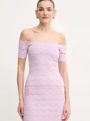 Obrázek produktu Herve Leger Halenka Herve Leger Lainey Hervé Léger fialová
