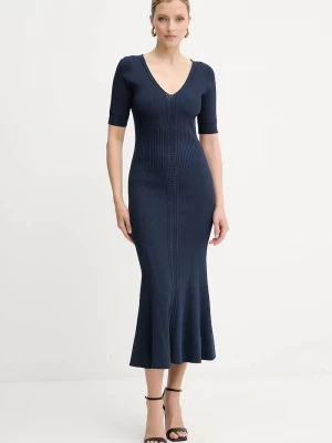 Obrázek produktu Herve Leger Šaty Herve Leger Aria Hervé Léger námořnická modř