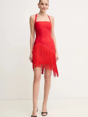 Obrázek produktu Herve Leger Šaty Herve Leger Josephine Hervé Léger červená