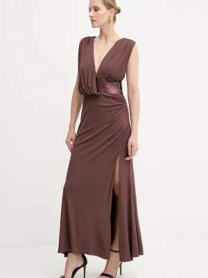 Obrázek produktu Herve Leger Šaty Herve Leger Lucille Hervé Léger hnědá