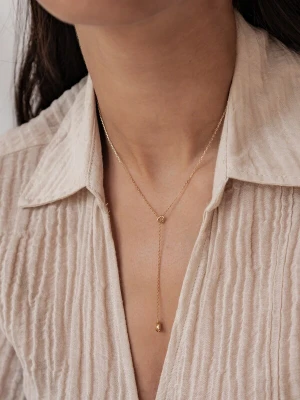 Obrázek produktu Hey Happiness Řetízek 'Heart Lariat' zlatá